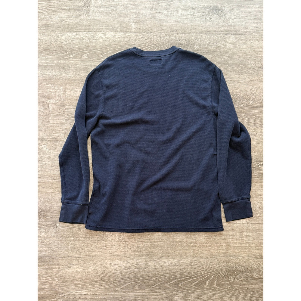 Polo Ralph Lauren Size XL Thermal Shirt Mens Waffle Long Sleeve Navy Blue